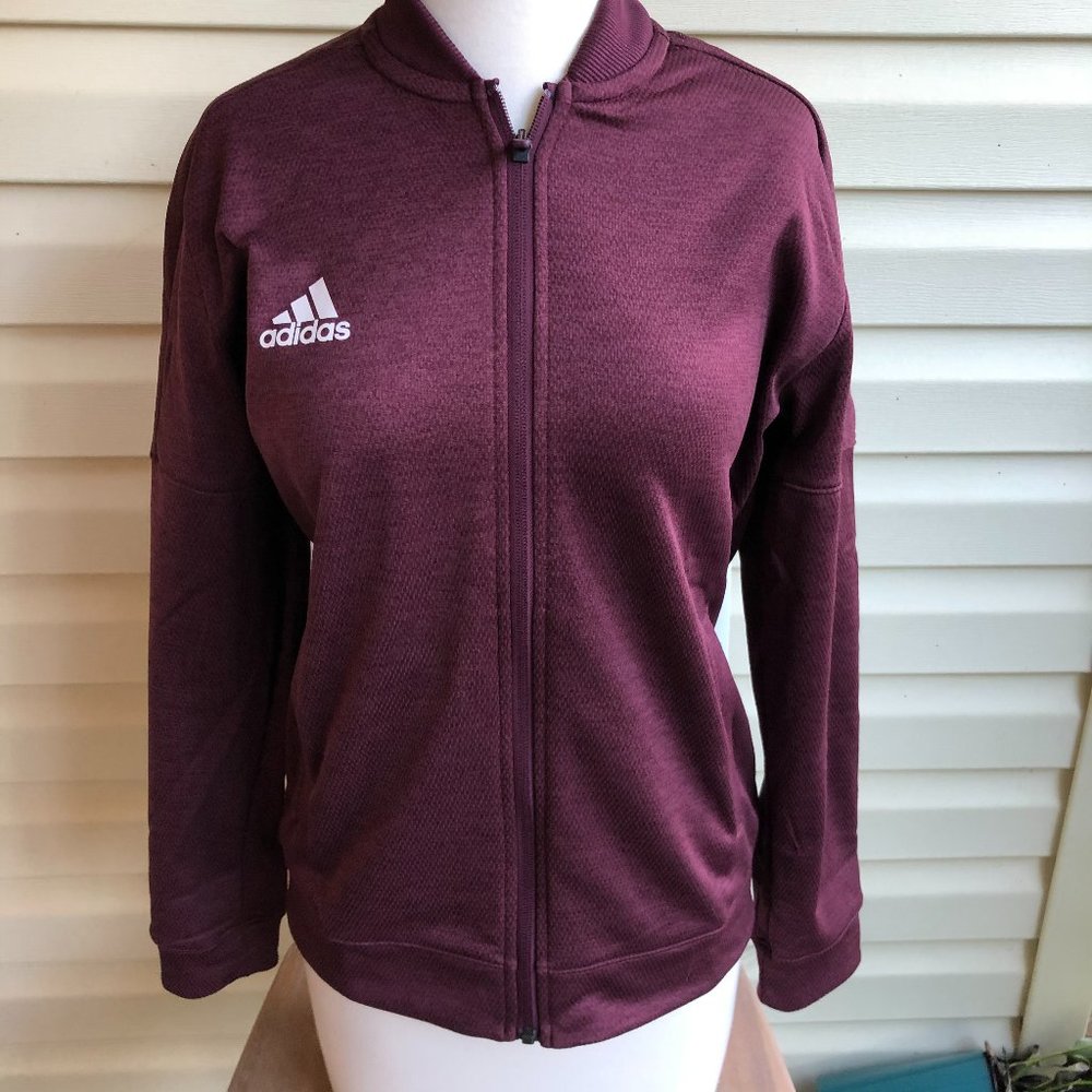 NWT Adidas Garnet Bomber Jacket Womens Size Medium